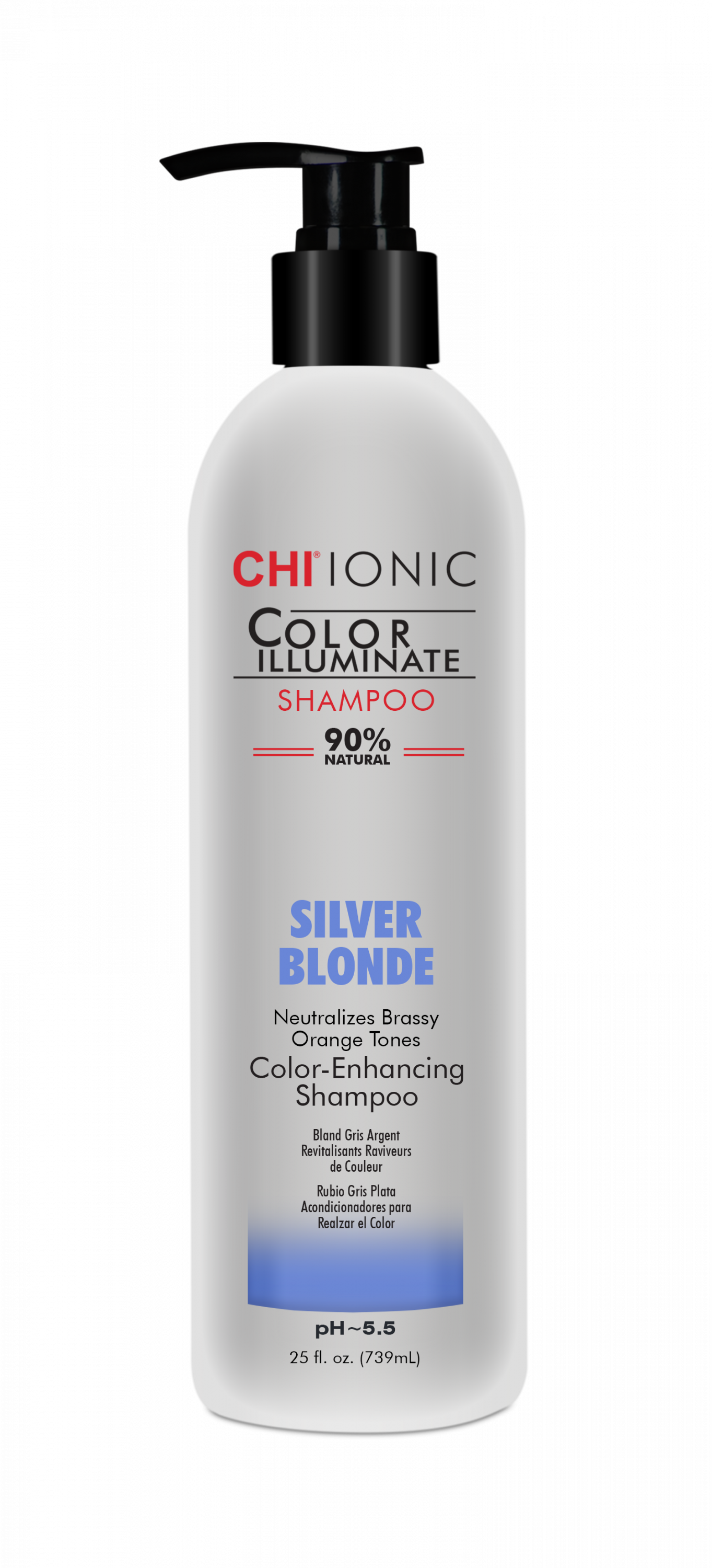 Chicisbs Chi Color Illuminate Silver Blonde Shampoo