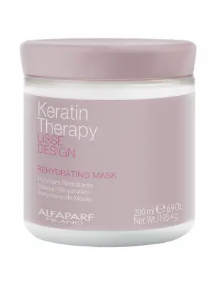 Кератиновая увлажняющая восстанавливающая маска для волос  lisse design rehydrating mask, Объём/Вес: 200, фото 
