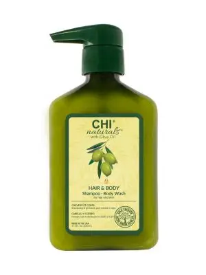 Шампунь и гель для душа Chi Olive Organics Shampoo Body Wash Hair & Body 340 мл CHIOSB12, Объём/Вес: 340, фото 