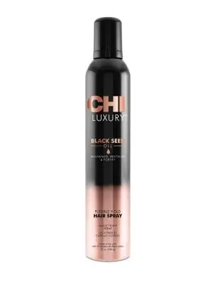 Chilvhs12 лак для волос chi luxury с маслом семян черного тмина подвижной фиксации, 340 г, фото 