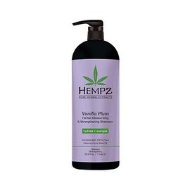 Шампунь  растительный увлажняющий и укрепляющий ваниль и слива / vanilla plum herbal moisturizing and strengthening shampoo, фото 