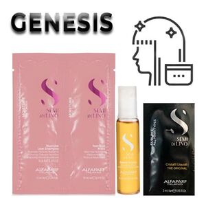 Genesis Semi Di Lino "Kit S for hair moisture", Выберите линию: Увлажнение, Количество Ампул: 1 ампула, фото , изображение 2