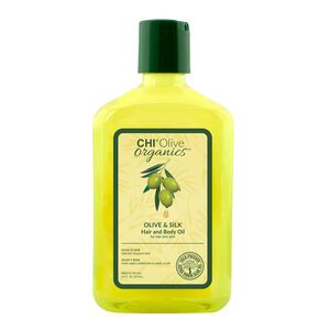 Масло для волос и тела Chi Olive Organics Olive & Silk Hair & Body Oil 251 мл CHIOHB8, Объём/Вес: 251, фото 