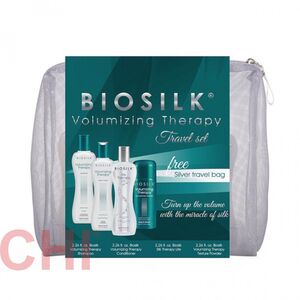 Набор Biosilk Volumizing Therapy Дорожный Travel Set 3x69 мл + 15 гр PM8011, фото 