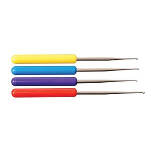 Bsk1013 крючки парикмахерские (3шт в уп.) sunglitz для прядей (желтый, синий, фиолетовый), фото 