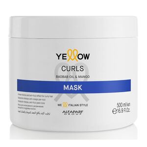 Маска для кудрявых и вьющихся воло curls mask 500 мл yellow 20725, Объём/Вес: 500, фото 