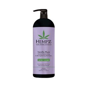 Шампунь растительный увлажняющий и укрепляющий Ваниль и Слива / Vanilla Plum Herbal Moisturizing & Strengthening Shampoo, фото 