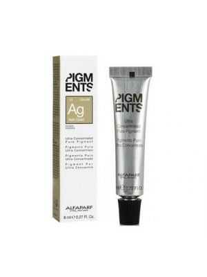 Pigments ash gold .13 ультраконцентрированный пигмент в мини-упаковке, пепельно-золотистый, Объём/Вес: 8 мл, Цвет: Ash gold .13, фото 