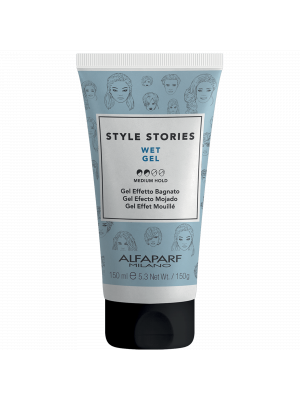 Гель средней фиксации для эффекта мокрых волос style stories wet gel, фото 