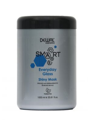 Маска для лишенных блеска волос smart care everyday gloss shiny mask dewal cosmetics dcs20005, Объём/Вес: 1000, фото 