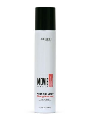 Лак для волос сильной фиксации movie style finish hair spray strong moscow, 400 мл dewal cosmetics dc50002, фото 