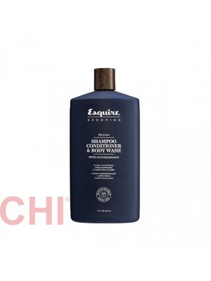 Средство 3 в 1 для мужчин шампунь + кондиционер + гель для душа chi esquire grooming 414 мл esthb14-2, фото 
