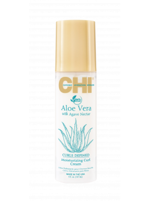 Chiavmc5 увлажняющий крем для вьющихся волос chi aloe vera with agave nectar 147 мл, фото 