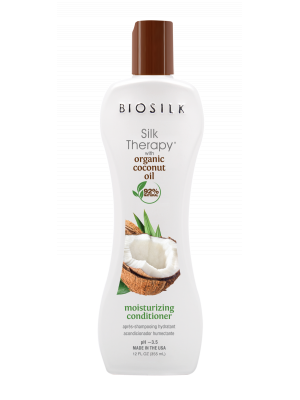 Кондиционер увлажняющий Biosilk Silk Therapy Organic Coconut Oil Moisturizing Conditioner 355 мл BSTOCC12-2, фото 