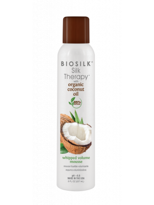 BSTOCM8 Мусс BioSilk Silk Therapy With Coconut Oil  - Whipped Volume Mousse 237 мл, фото 