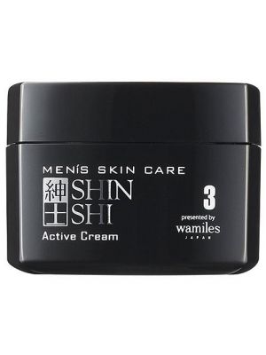 Мужской крем для лица shinshi men's skin care active cream, 50 г 183022, фото 