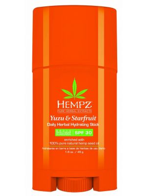 Бальзам-стик солнцезащитный увлажняющий юдзу и карамбола spf 30 / yuzu and starfruit daily herbal hydrating stick spf 30, фото 