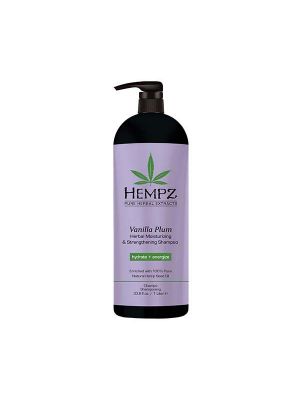 Шампунь растительный увлажняющий и укрепляющий Ваниль и Слива / Vanilla Plum Herbal Moisturizing & Strengthening Shampoo, фото 