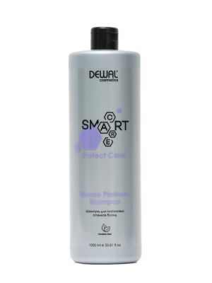 Шампунь для светлых волос smart care protect color blonde platinum shampoo dewal cosmetics dcc20107, Объём/Вес: 1000, фото 