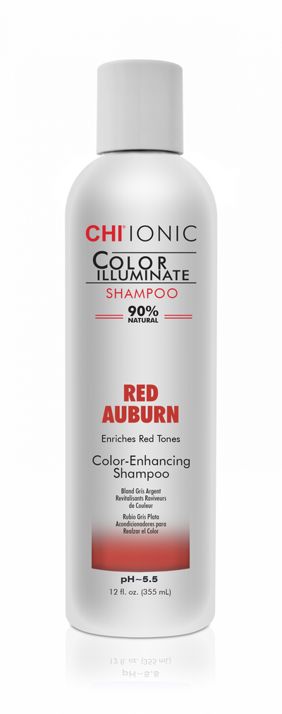 Шампунь оттеночный Chi Ionic Color Illuminate Shampoo Red Auburn Красный Каштан 355 мл CHICIARS12, фото 