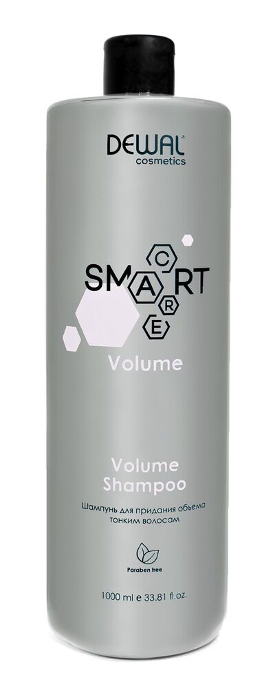 Шампунь для придания объема тонким волосам smart care volume shampoo, 1000 мл dewal cosmetics dcv20402, Объём, мл: 1000, фото 
