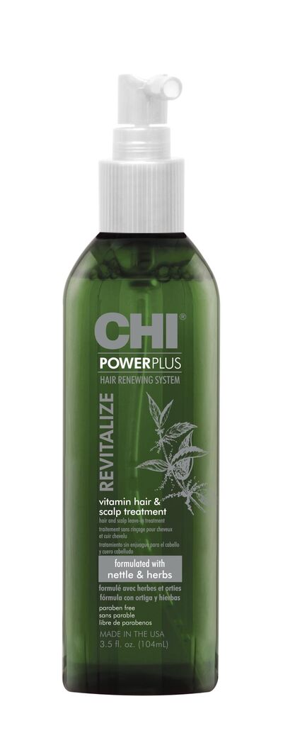 Средство витаминное восстанавливающее Chi Power Plus Revitalize Vitamin Hair & Scalp Treatment104 мл CHIPPT3, Объём, мл: 104, фото 