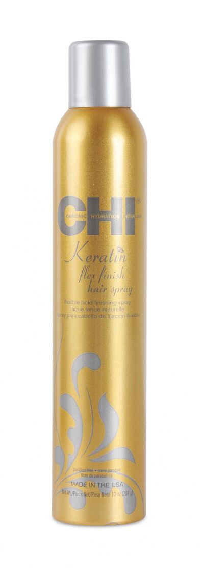 Лак для волос с кератином средней фиксации Chi Keratin Flex Finish Hair Spray 284 гр CHIKH10, Объём, мл: 284, фото 