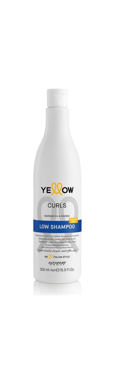 Шампунь для кудрявых и вьющихся волос curls lowshampoo 500 мл yellow 20690, Объём, мл: 500, фото 