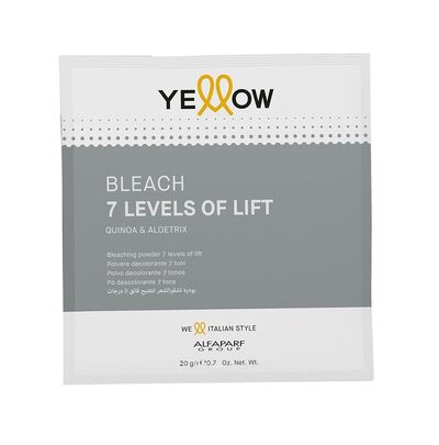 Порошок осветляющий на 7 тонов ye bleach, 20 г yellow 18322-1, Объём, мл: 20, фото 