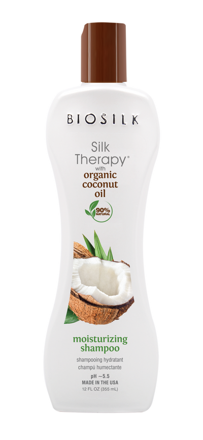 Шампунь увлажняющий Biosilk Silk Therapy Organic Coconut Oil Moisturizing Shampoo 355 мл BSTOCS12-2, фото 